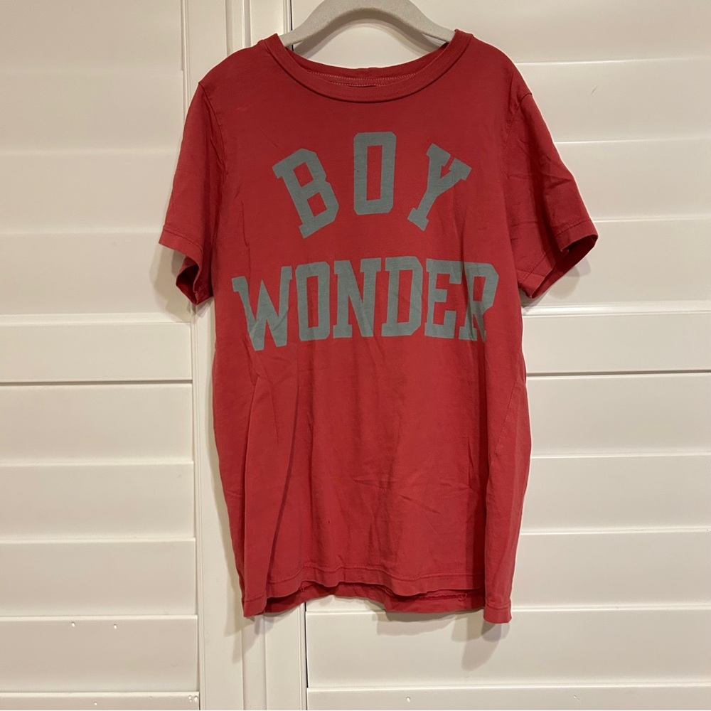 Williams and Sons Boy Wonder Tee Shirt Red Multi Size 8